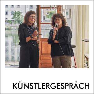 Moderation Künstlergespräch Ursula Bolck-Jopp Galerie Erdel | Foto: Wolfram Schmidt